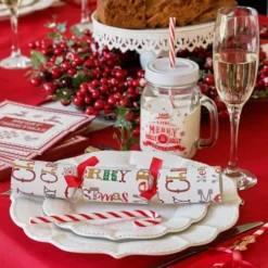 Maisons Du Monde Vaisselle De Noël Assiette à Dessert En Faïence Blanche - Lot De 6 -Assiettes Soldes Magasin assiette a dessert en faience blanche 1000 14 35 132342 10