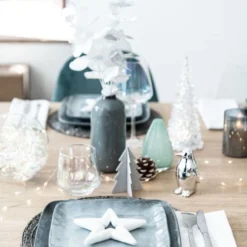 Maisons Du Monde Vaisselle De Noël Assiette à Dessert En Faïence Grise - Lot De 6 -Assiettes Soldes Magasin assiette a dessert en faience grise 1000 12 29 195886 2