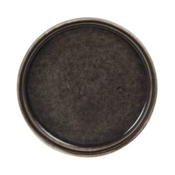 Maisons Du Monde Assiettes à Dessert Assiette à Dessert En Grès Anthracite - Lot De 4