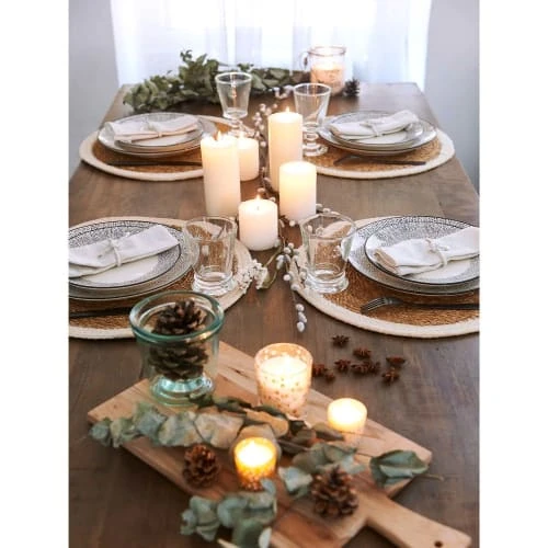 Maisons Du Monde Vaisselle De Noël Assiette à Dessert En Grès Blanc Motifs à Pois - Lot De 6 3 Maisons Du Monde Vaisselle De Noël Assiette à Dessert En Grès Blanc Motifs à Pois - Lot De 6 – Image 3