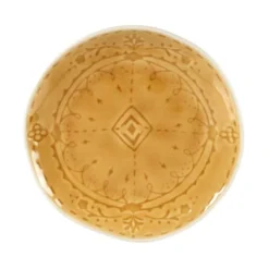 Maisons Du Monde Assiettes à Dessert Assiette à Dessert En Grès Jaune - Lot De 4