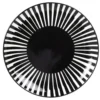Maisons Du Monde Assiettes à Dessert Assiette à Dessert En Grès Noir Et Blanc - Lot De 6