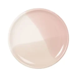 Maisons Du Monde Assiettes à Dessert Assiette à Dessert En Grès Tricolore Rose, Blanc, Gris - Lot De 6