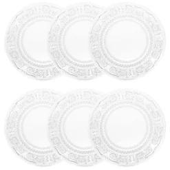 Maisons Du Monde Assiettes à Dessert Assiette à Dessert En Verre - Lot De 6