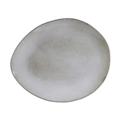 Trends Home Assiettes Plates Assiette à Dessert Galet Gris
