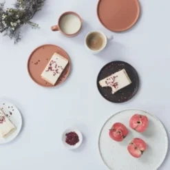 OYOY Living Design Assiettes Plates Assiette à Dîner Blanc 100% Porcelaine Ø26cm -Assiettes Soldes Magasin assiette a diner blanc 100 porcelaine oe26cm 3