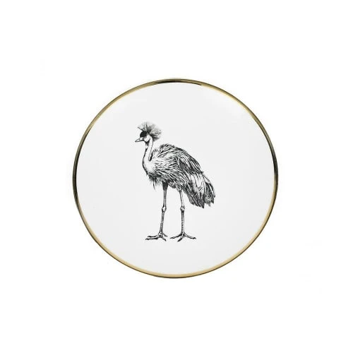 Lo De Manuela Assiettes De Présentation Assiette à Pain Porcelaine De Limoges Grue 15 Cm 1 Lo De Manuela Assiettes De Présentation Assiette à Pain Porcelaine De Limoges Grue 15 Cm