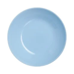 Luminarc Assiettes Plates Assiette à Soupe En Opale Bleu D20cm
