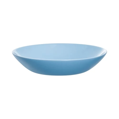 Luminarc Assiettes Plates Assiette à Soupe En Opale Bleu D20cm 4 Luminarc Assiettes Plates Assiette à Soupe En Opale Bleu D20cm – Image 4