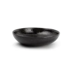 Salt&Pepper Assiettes Creuses Assiette Creuse 21,5xH5cm Noir - Lot De 4