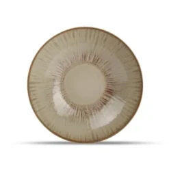 ONA Assiettes Creuses Assiette Creuse 24xH7cm Beige - Lot De 4 -Assiettes Soldes Magasin assiette creuse 24xh7cm beige lot de 4 2