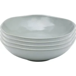 Kare Design Assiettes Creuses Assiette Creuse En Céramique Sauge D21 - Lot De 4