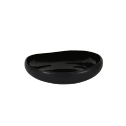 Sibo Homeconcept Assiettes Creuses Assiette Creuse En Grès De Table Noir 21 Cm - Lot De 6