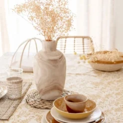 Maisons Du Monde Assiettes Creuses Assiette Creuse En Grès Jaune - Lot De 4 -Assiettes Soldes Magasin assiette creuse en gres jaune 1000 14 27 212038 4