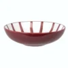 Maisons Du Monde Assiettes Creuses Assiette Creuse En Grès Rouge Et Blanc - Lot De 6