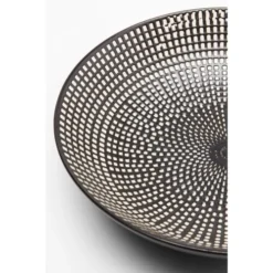 Kare Design Assiettes Creuses Assiette Creuse En Porcelaine Noire Et Blanche D20 - Lot De 4 -Assiettes Soldes Magasin assiette creuse en porcelaine noire et blanche d20 lot de 4 2