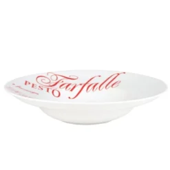 Maisons Du Monde Assiettes Creuses Assiette Creuse En Porcelaine Rouge D 30 Cm - Lot De 2