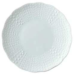 Medard De Noblat Assiettes De Présentation Assiette De Présentation En Porcelaine De Limoges Blanc
