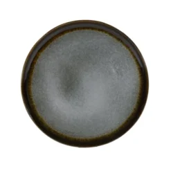 Sibo Homeconcept Assiettes à Dessert Assiette Dessert En Grès Artisanal Gris 20 Cm - Lot De 6