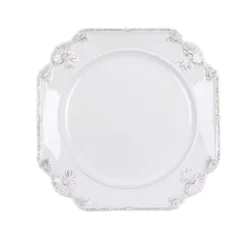 Blanc Mariclo Assiettes à Dessert Assiette En Céramique Blanche 22 Cm
