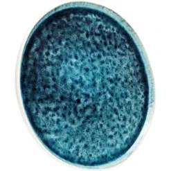 Kare Design Assiettes Plates Assiette En Grès Bleu D27 - Lot De 2 -Assiettes Soldes Magasin assiette en gres bleu d27 lot de 2 4