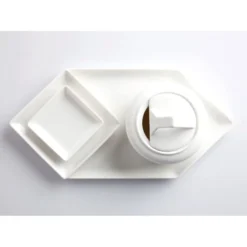 Serax Assiettes Plates Assiette En Porcelaine Carrée 26x26cm -Assiettes Soldes Magasin assiette en porcelaine carree 26x26cm 1