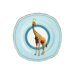 Yvonne Ellen Assiettes à Dessert Assiette En Porcelaine Girafe D16cm