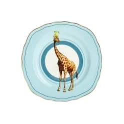 Yvonne Ellen Assiettes à Dessert Assiette En Porcelaine Caméléon D16cm -Assiettes Soldes Magasin assiette en porcelaine girafe d16cm