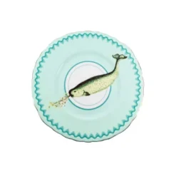 Yvonne Ellen Assiettes à Dessert Assiette En Porcelaine Caméléon D16cm -Assiettes Soldes Magasin assiette en porcelaine narval d16cm 1