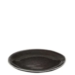 Broste Copenhagen Assiettes à Dessert Assiette Nordic Gris Sable Ø20cm -Assiettes Soldes Magasin assiette nordic coal oe20cm