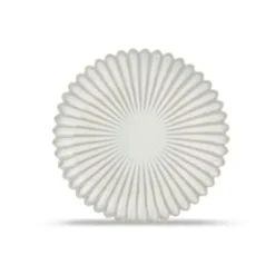 Salt&Pepper Assiettes à Dessert Assiette Plate 20cm Blanc Nuancé - Lot De 4