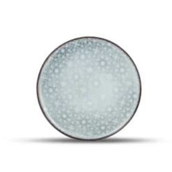 Salt&Pepper Assiettes à Dessert Assiette Plate 20cm Bleu Clair - Lot De 4