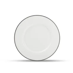 Salt&Pepper Assiettes à Dessert Assiette Plate 21,5cm Blanc - Lot De 4