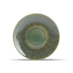 ONA Assiettes à Dessert Assiette Plate 21cm Vert - Lot De 4