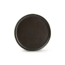 Salt&Pepper Assiettes à Dessert Assiette Plate 22cm ébène - Lot De 4