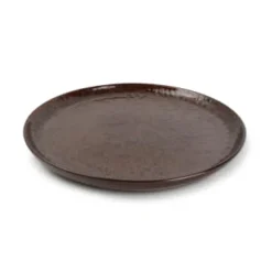 Salt&Pepper Assiettes Plates Assiette Plate 27cm Brun - Lot De 4 -Assiettes Soldes Magasin assiette plate 27cm brun lot de 4 2