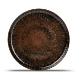 Salt&Pepper Assiettes Plates Assiette Plate 27cm Brun - Lot De 4 -Assiettes Soldes Magasin assiette plate 27cm brun lot de 4 3