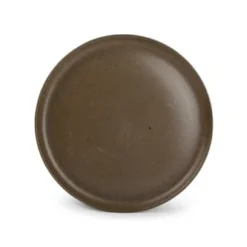 ONA Assiettes Plates Assiette Plate 27cm Brun - Lot De 4