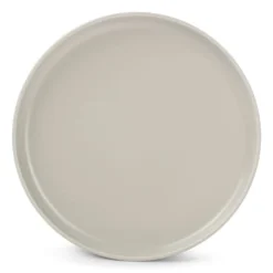 ONA Vaisselle De Noël Assiette Plate Beige Ø 20cm - Lot De 6