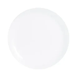 Luminarc Assiettes Plates Assiette Plate Blanche En Verre Opale Extra Résistant D25cm -Assiettes Soldes Magasin assiette plate blanche en verre opale extra resistant d25cm 2