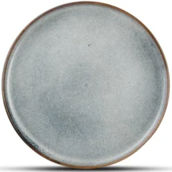 ONA Assiettes à Dessert Assiette Plate Bleu Ø 21cm - Lot De 4