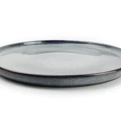 ONA Assiettes Plates Assiette Plate Bleu Ø 27cm - Lot De 4 -Assiettes Soldes Magasin assiette plate bleu oe 27cm lot de 4 2