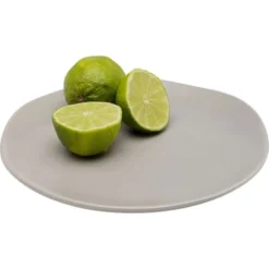 Kare Design Assiettes Plates Assiette Plate En Céramique Grise D20 - Lot De 4 -Assiettes Soldes Magasin assiette plate en ceramique grise d20 lot de 4 3
