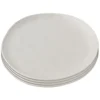 Kare Design Assiettes Plates Assiette Plate En Céramique Grise D26 - Lot De 4