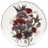 Maisons Du Monde Assiettes Plates Assiette Plate En Grès Blanc à Motifs Fleuris Multicolore - Lot De 6