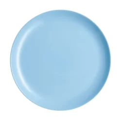 Luminarc Assiettes Plates Assiette Plate En Opale Bleu D27cm