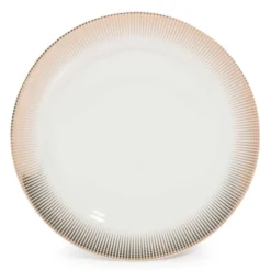 Maisons Du Monde Vaisselle De Noël Assiette Plate En Porcelaine D 27 Cm - Lot De 6