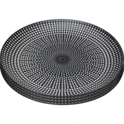 Kare Design Assiettes Plates Assiette Plate En Porcelaine Noire Et Blanche D21 - Lot De 4