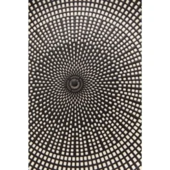 Kare Design Assiettes Plates Assiette Plate En Porcelaine Noire Et Blanche D26 - Lot De 4 -Assiettes Soldes Magasin assiette plate en porcelaine noire et blanche d26 lot de 4 3