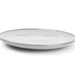 ONA Assiettes à Dessert Assiette Plate Gris Ø 19,5cm - Lot De 4 -Assiettes Soldes Magasin assiette plate gris oe 19 5cm lot de 4 2